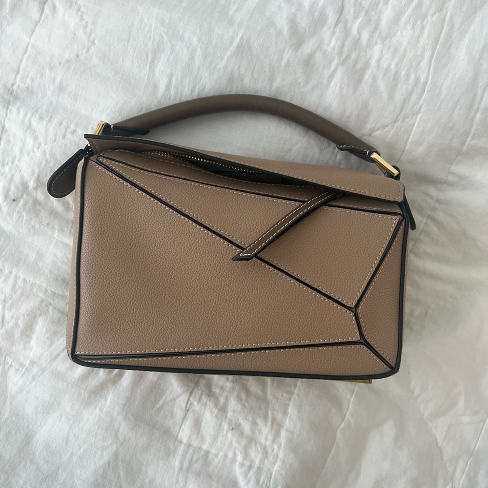 Tiffany & Fred Puzzle Bag - Beige/Tan/Sand/Mink